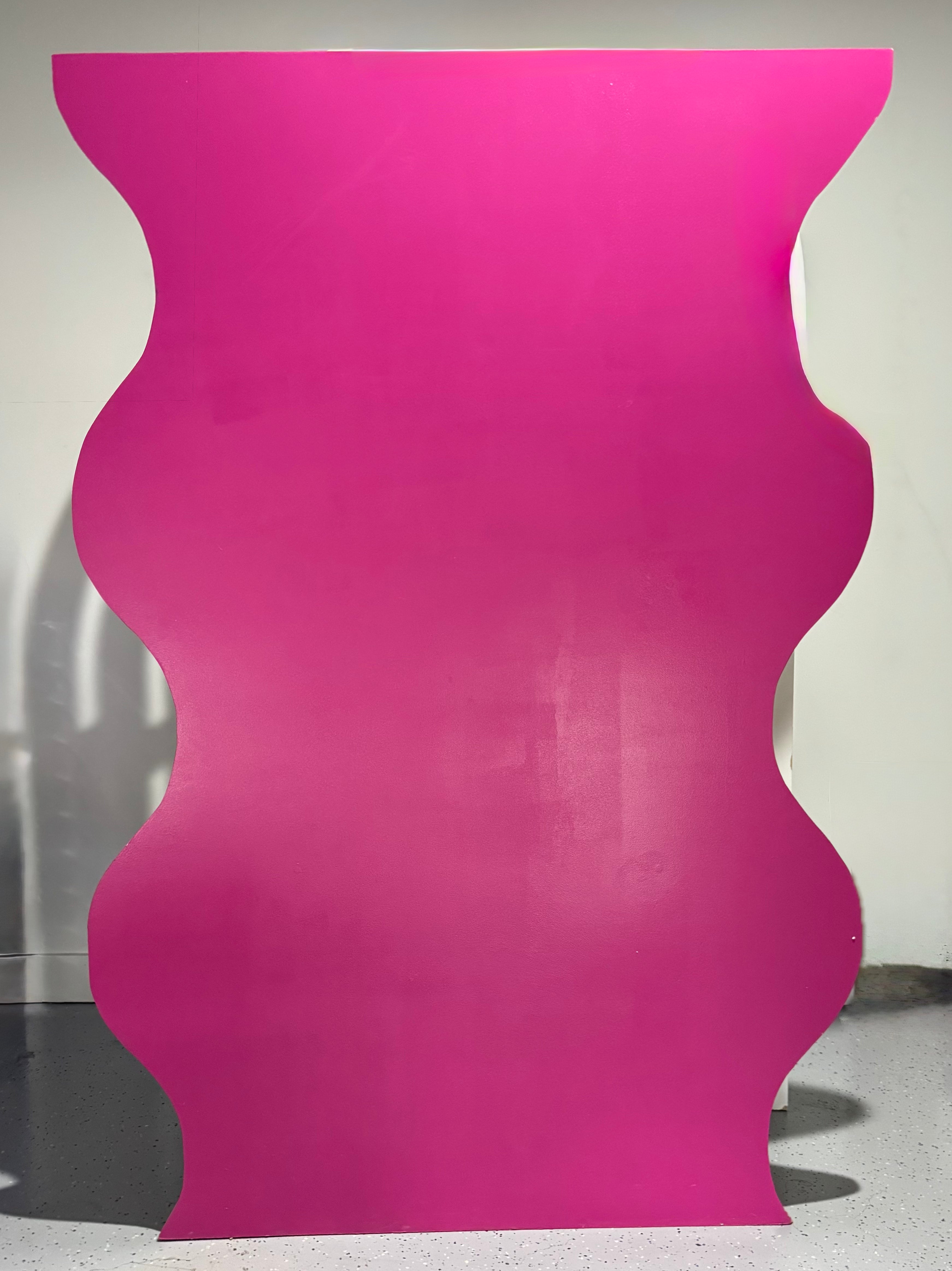 Wave bright pink backdrop $80
