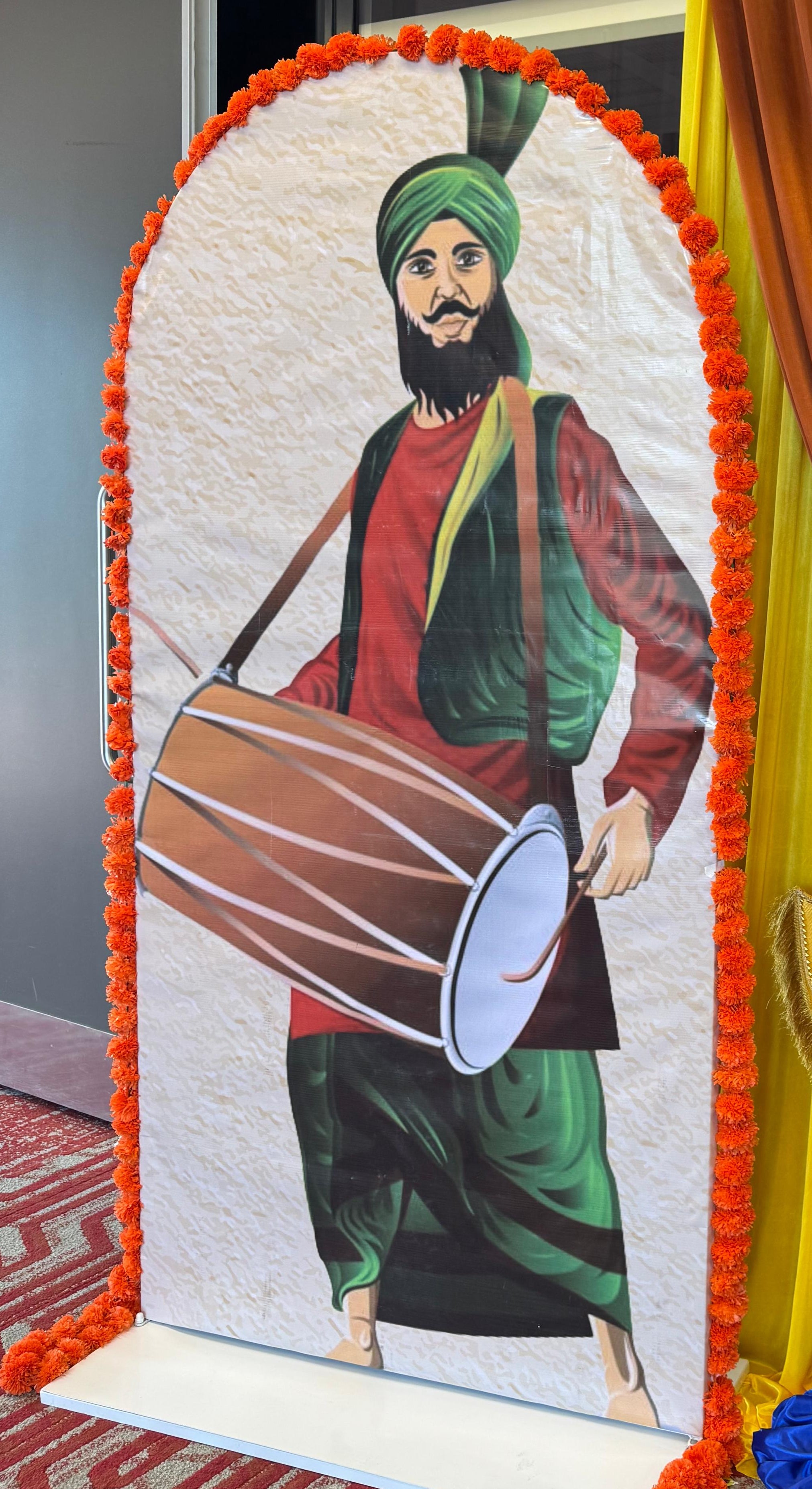 Festival Dholi backdrop $40